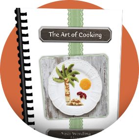 Hardback Cover with Comb Binder Cookbook